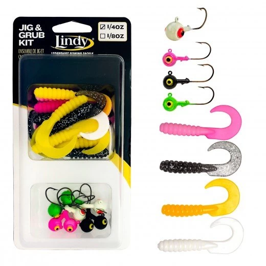 Lindy Jig And Grub Kit 4 Lindy Jig And Grub Kit - Image 2