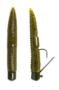 Lunkerhunt Pre-Rigged Finesse Worm 3 Inch Ned Rig Stickbait -Daiwa Store 31535411920985