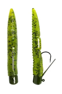 Lunkerhunt Pre-Rigged Finesse Worm 3 Inch Ned Rig Stickbait -Daiwa Store 31535412019289
