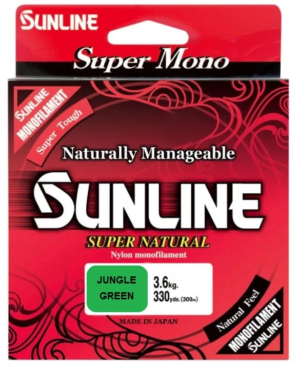 Sunline Super Natural Nylon Monofilament Line 330 Yd 3 Sunline Super Natural Nylon Monofilament Line 330 Yd