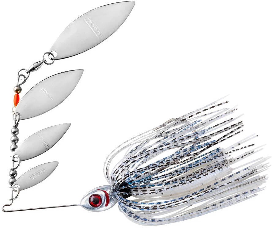 Booyah Super Shad 3/8 Oz Quad Spinnerbait 5 Booyah Super Shad 3/8 Oz Quad Spinnerbait - Image 3