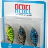 Rebel Bluegill Squarebill Crankbait 3-Piece Variety Pack -Daiwa Store 40425940779097