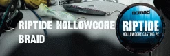 Nomad Design Riptide Hollow Casting Braid -Daiwa Store Product Banner riptidehollowcore1050x350