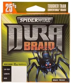 Spiderwire DuraBraid Braided Line - Moss Green -Daiwa Store SpiderWireDURABRAID Filler MossGreen alt3
