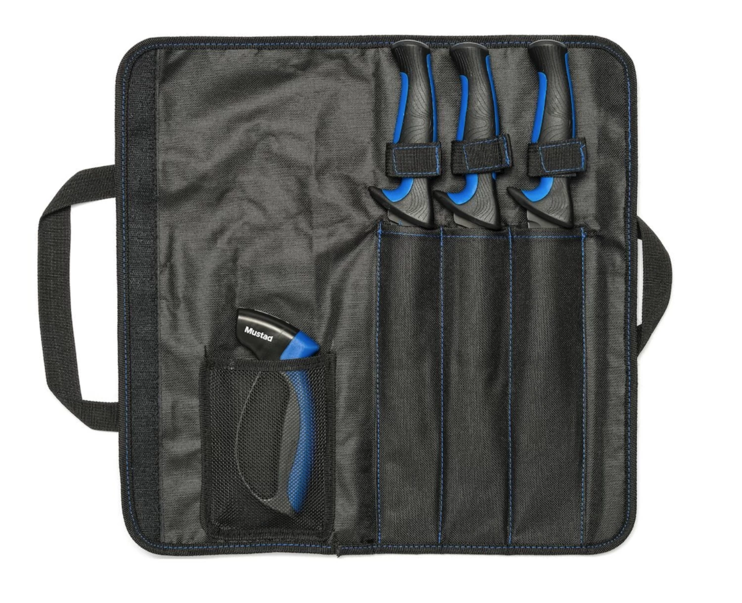 Mustad 3-Piece Fillet & Boning Knife Kit W/ Sharpener 3 Mustad 3-Piece Fillet & Boning Knife Kit W/ Sharpener